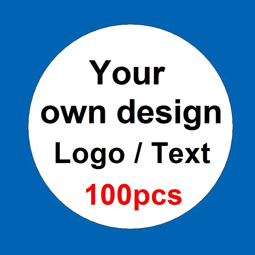 100 шт. 30 мм индивидуальные прозрачные наклейки на день рождения свадьбу