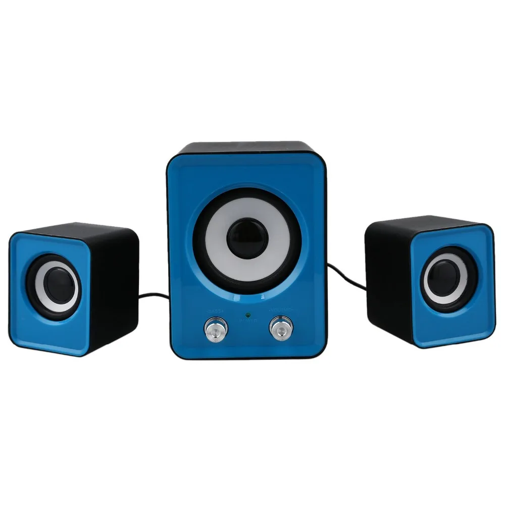 МИНИ 2 1 Мультимедиа Стерео Портативный USB Настольный ПК Динамик bass Музыка DJ