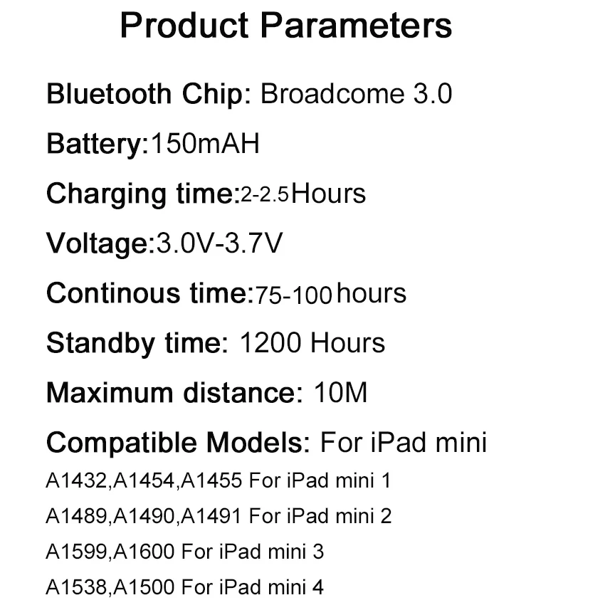 Funelego тонкий беспроводной Bluetooth клавиатура чехол для iPad Mini 4 Складная подставка