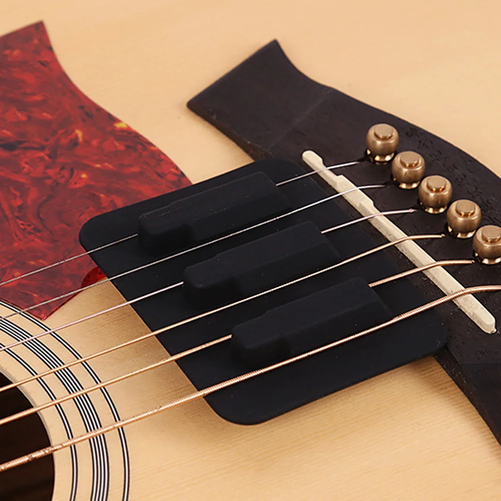 Отзывы Управление глушитель Силиконовые гитара звука Pad звук ослабить практика