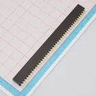 100 шт. 2,54 мм наружный коллектор прямые 2X40P PH3.556.87.18.5 мм двойной ряд с золотым напылением