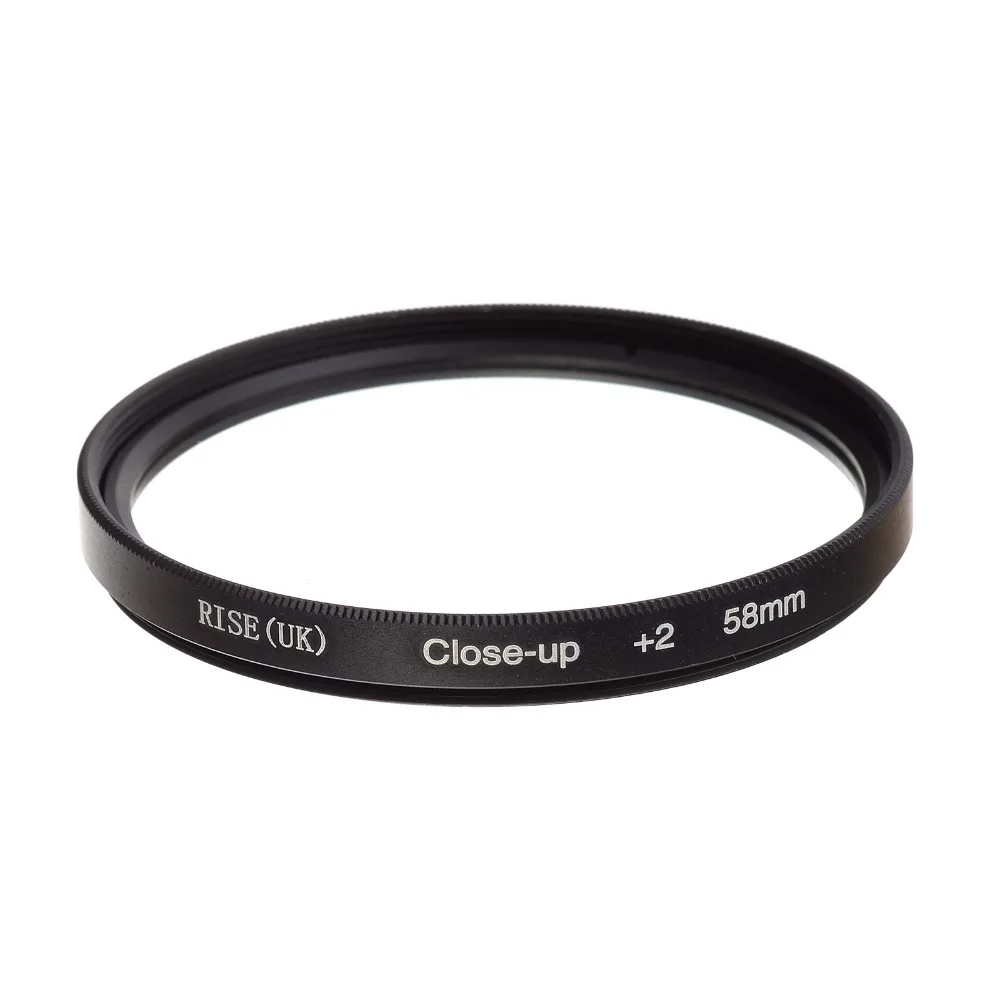 Горячая продажа RISE (UK) 58 мм крупным планом + 2 макрофильтра объектива для Nikon Canon SLR