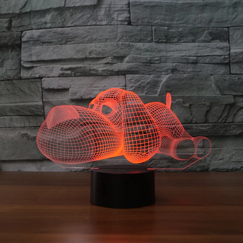 Настольная лампа светодиодная 3D|nightlights for kids|3d bulbing lightlava lamp |