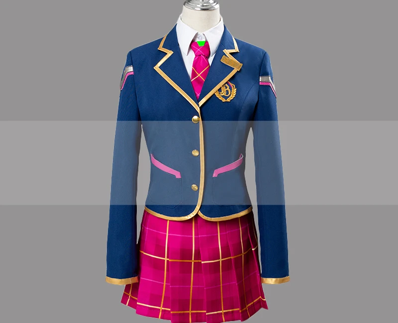Костюм для косплея Overwatch Academy D.Va по индивидуальному заказу|Игровые костюмы| |