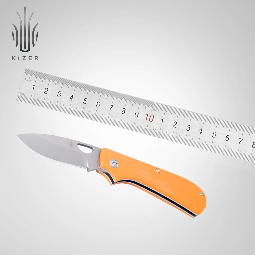 Складной карманный нож Kizer, нож для выживания, Zipslip, новинка, G10, тактический охотничий нож, edc, ручные инструменты