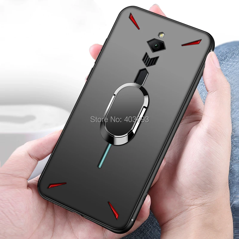 Чехол Red Magic для ZTE nubia 3 3S NX629J NX619J мягкий матовый чехол с магнитным кольцом защиты