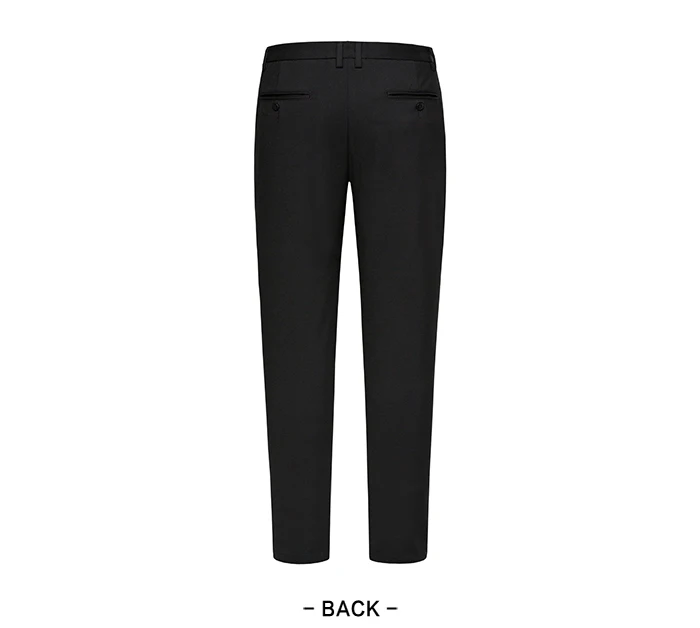 SEMIR Мужские приталенные брюки, хлопковые брюки-чиносы с боковыми карманами и карманами на пуговице сзади, повседневный стиль для весны и осени