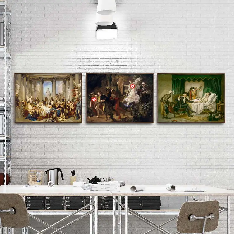 Home Decoration Art Wall Pictures Fro Living Room Poster Print Canvas Paintings French Thomas Couture | Дом и сад