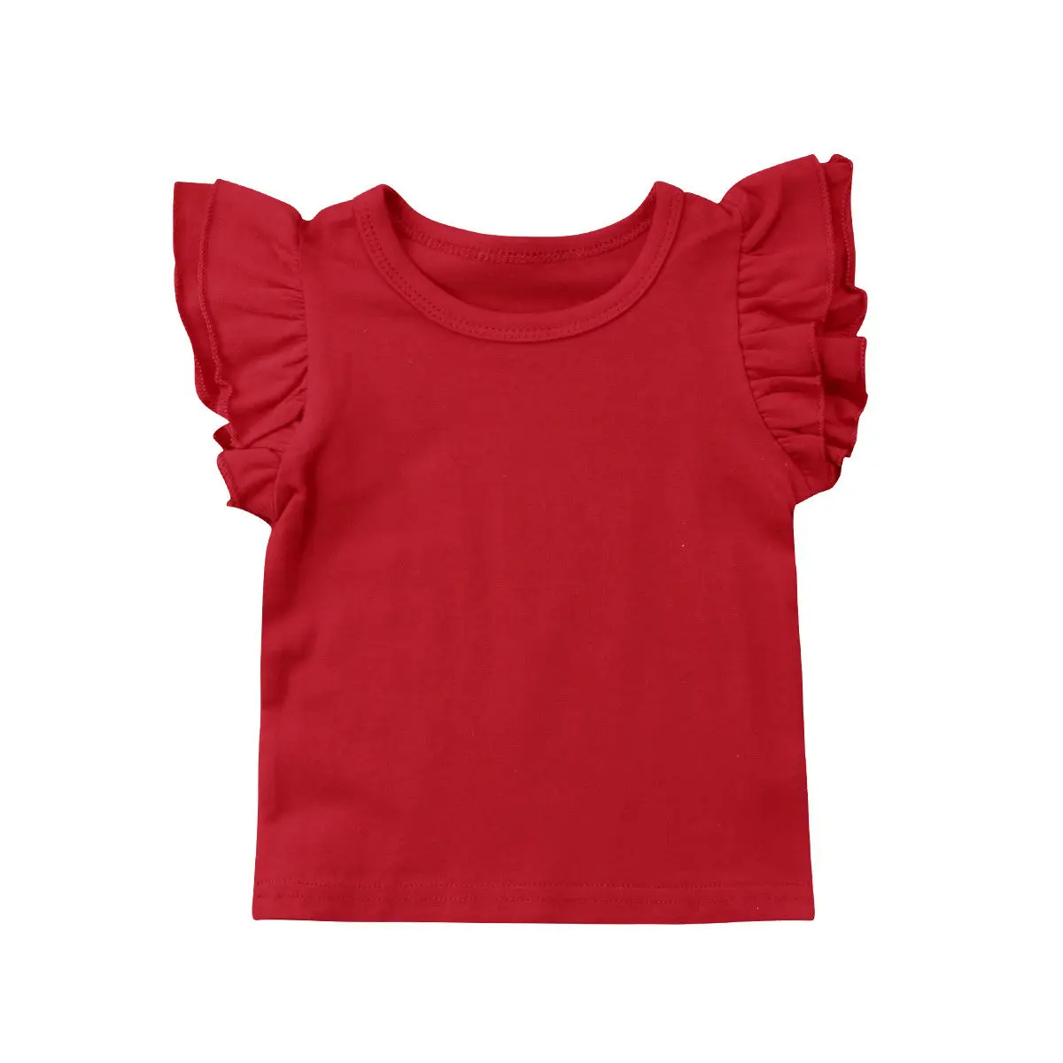 

2019 Summer Children T Shirt Casual Simple Baby Girls Soft Cotton Tops Kid Toddler Short Sleeve T-shirts Kids Clothing 0-4T
