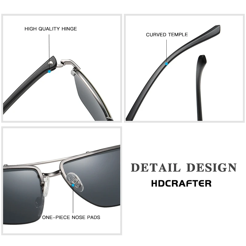 2019 г. новый ретро поляризованных солнцезащитных очков Для мужчин фирменный