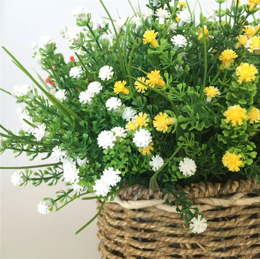 Babysbreak Искусственные цветы искусственная пластиковая трава дыхание ребенка DIY