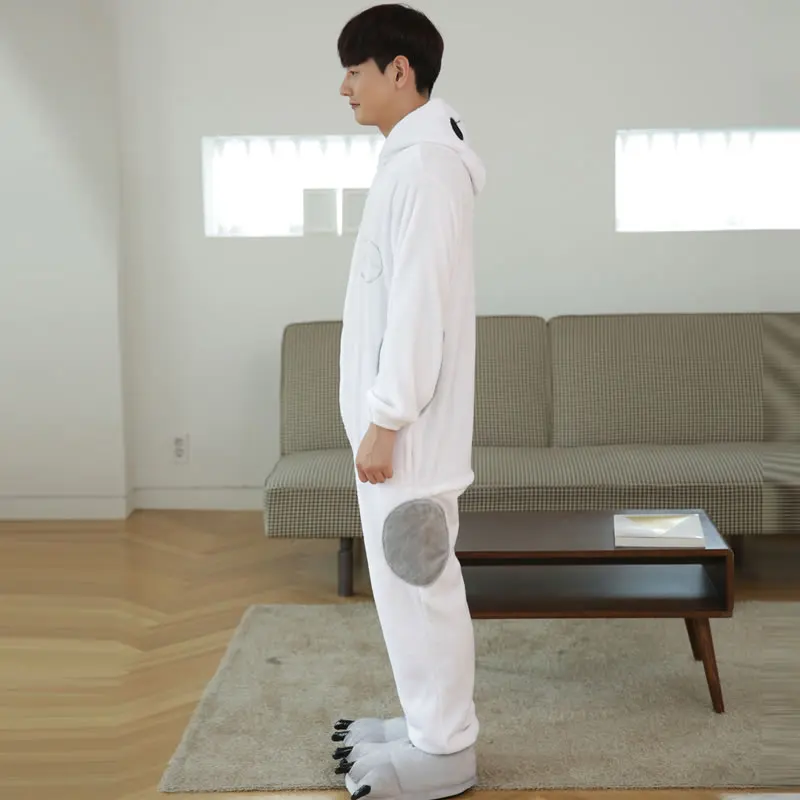 Горячая мультфильм косплэй Baymax вечерние костюмы зима осень с капюшоном пижамы