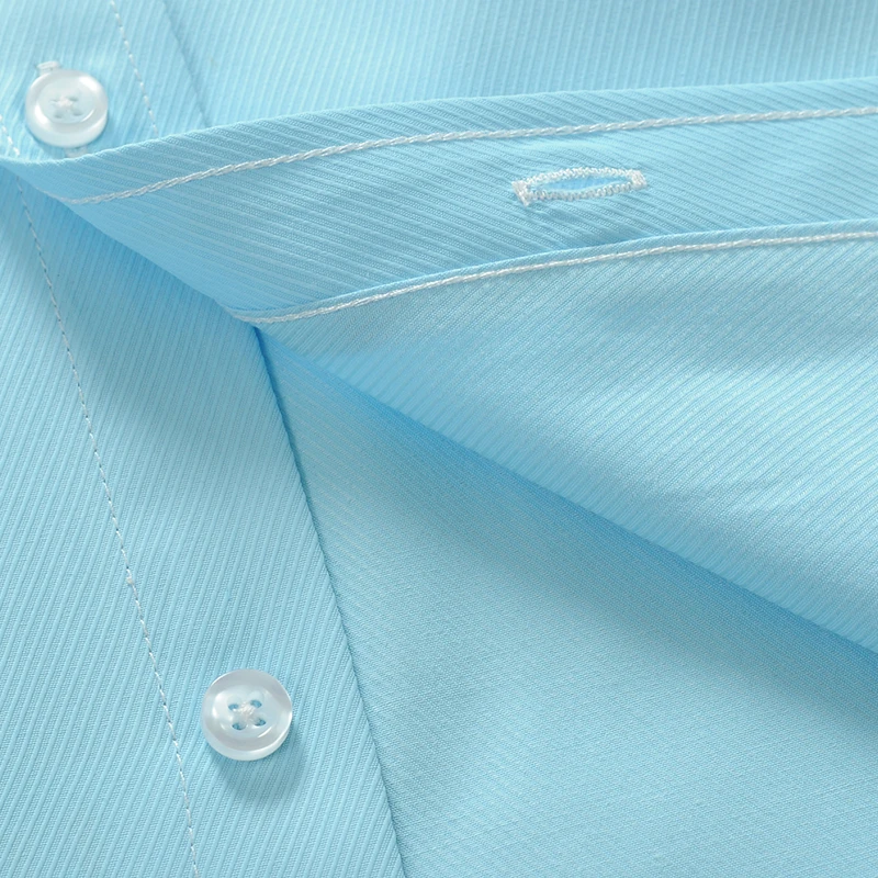Мужская рубашка с коротким рукавом Camisa Masculina однотонная деловая повседневная
