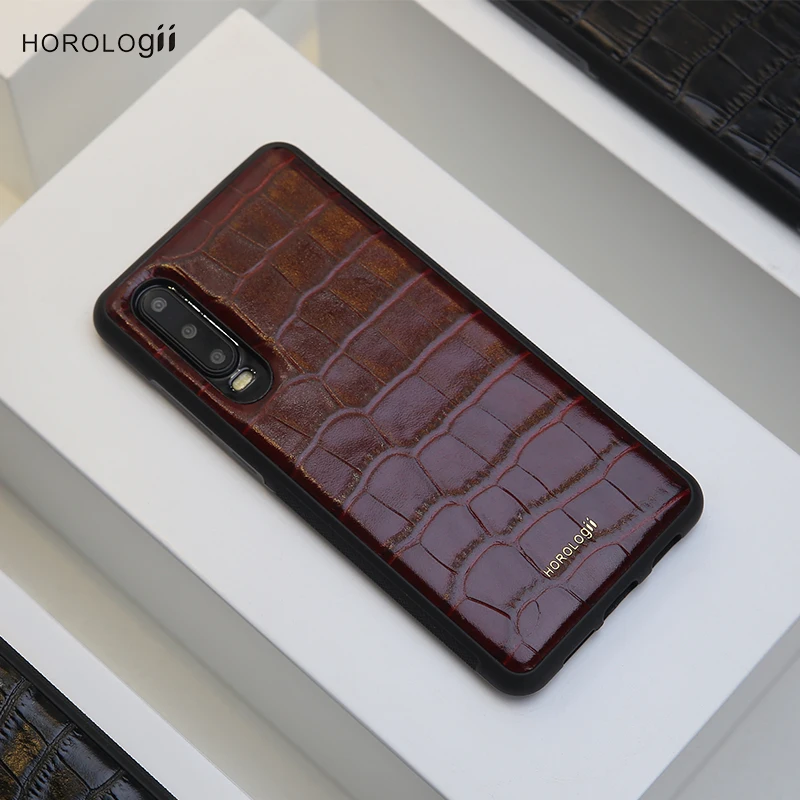 Роскошный итальянский кожаный чехол horology с именем для Huawei P40 PRO мобильного