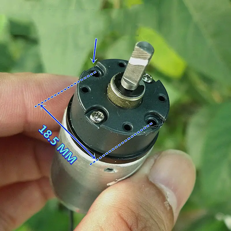 DC 3 V-12 V 6V 156RPM микро 370 планетарный полностью металлический мотор-редуктор