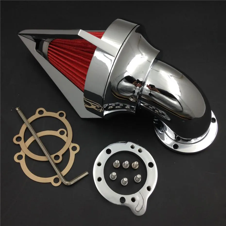 For Harley EVO CV S&ampS Carburetors Custom Sportster XL Touring Spike Cone Motorcycle Air Cleaner Intake Filters Kit Accessories |