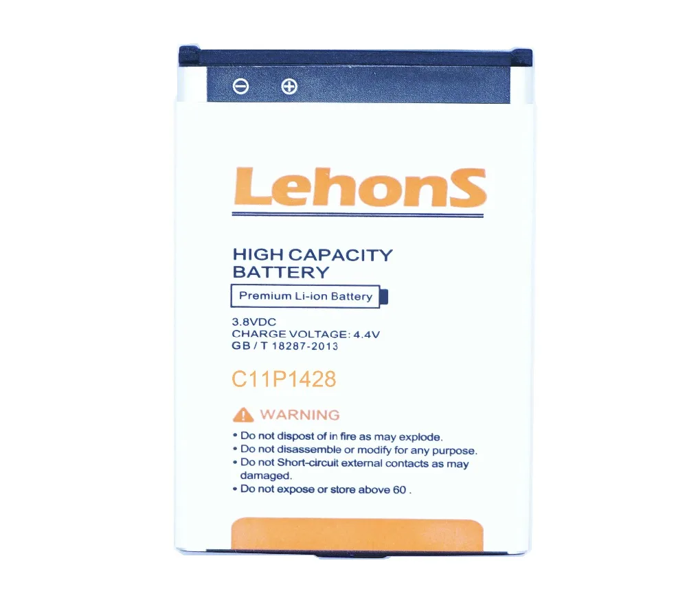 LehonS 1x новый аккумулятор C11P1428 мобильный телефон для Asus Zenfone 2 Zenfone2 Laser ZE500KL ze500кг 2400