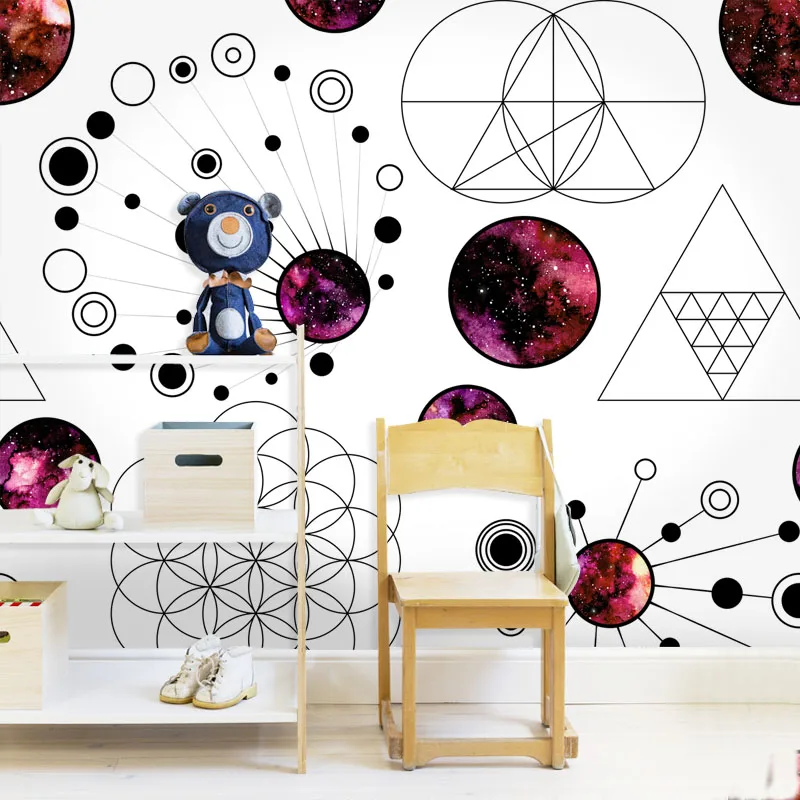 Будущее воображение звездное небо внешнее пространство для постельных