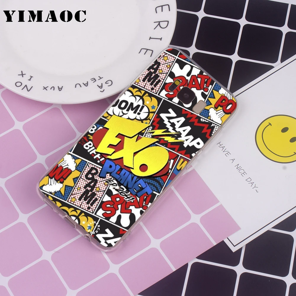 YIMAOC EXO THE EVE for Samsung Galaxy A10 A20 A30 A40 A50 A70 A2 J4 J6 J7 J8 Core Duo Note 10 Plus Soft Case |