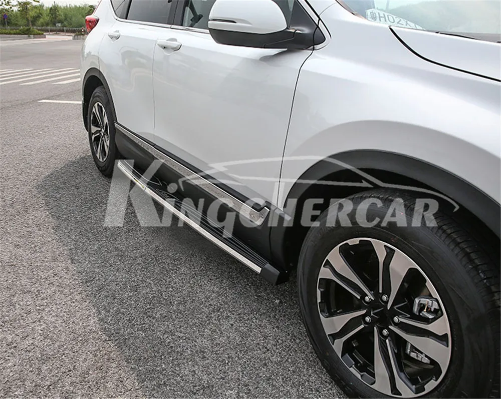 Боковой Шаг подходит для HONDA CRV CR V 2017 2018 2019 2020 подножка Nerf Bar алюминиевый сплав