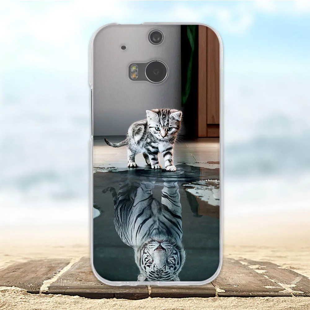 Чехол для HTC One M8 M8s M 8 S Ультратонкий Мягкий силиконовый чехол на заднюю панель 3D с