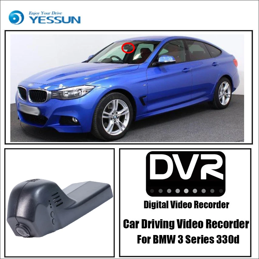 Мини-видеорегистратор YESSUN для BMW 3 серии 330d Wi-Fi Full HD 1080P | Автомобили и мотоциклы
