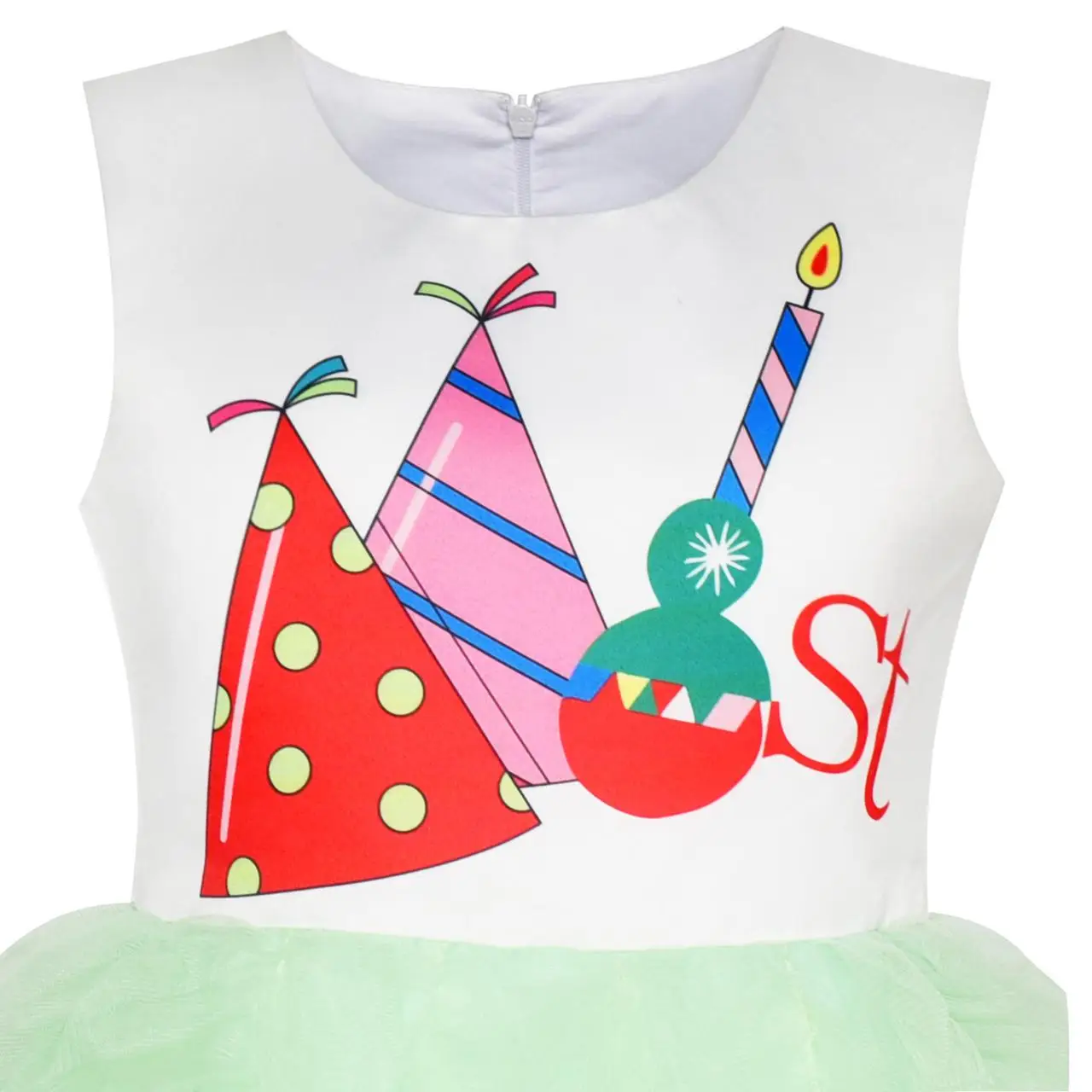 Sunny Fashion платья для девочек новогодние костюмы Счастливый день рождения свеча