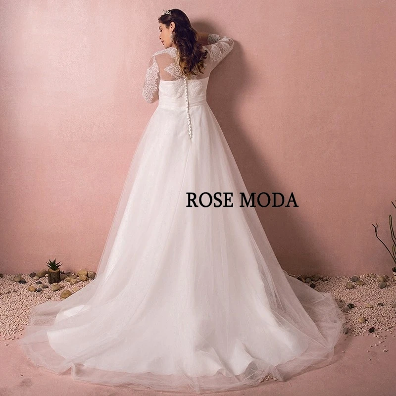 Винтажное платье с длинным рукавом Rose Moda большие размеры реальные фотографии |