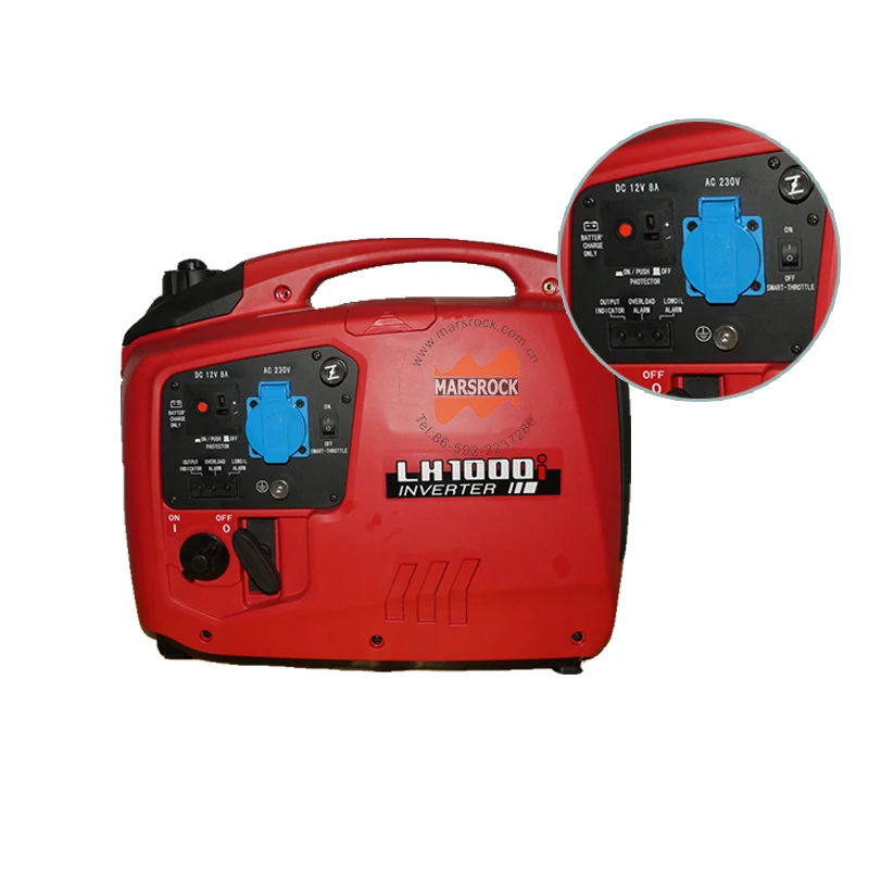 1 кВт 52cc 3.8L 120 В или 230 В портативный инвертор Газовый Генератор от перегрузки и низкого масла сигнализация устойчивый выход& низкий уровень шума& светильник вес