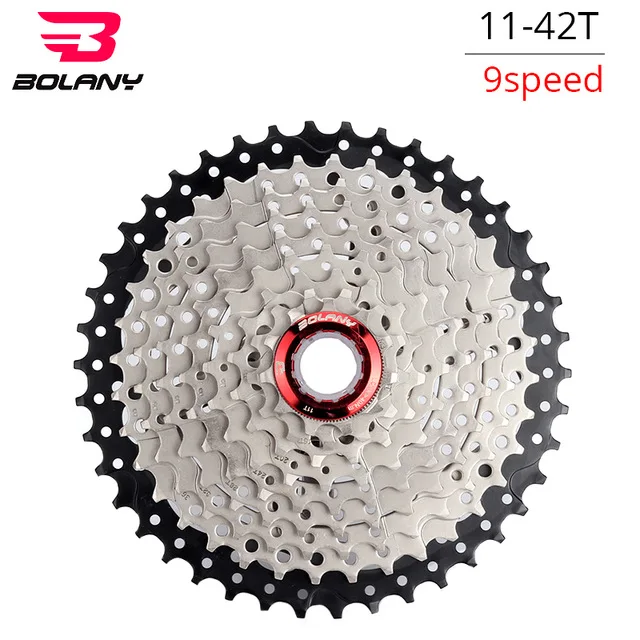 Кассета BOLANY MTB 9 скоростей 11 42 t детали для горного велосипеда кассета совместимая