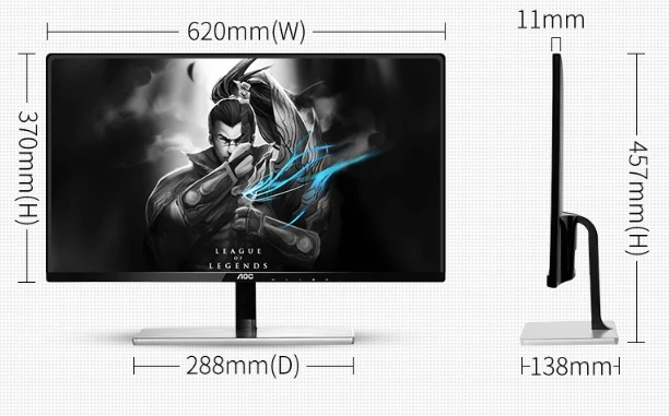 Игровой Компьютер i7 7700k 8/16 ГБ ОЗУ 120 ГБ/1T GX1080 21 5/23 6/27 дюймов | Компьютеры и офис