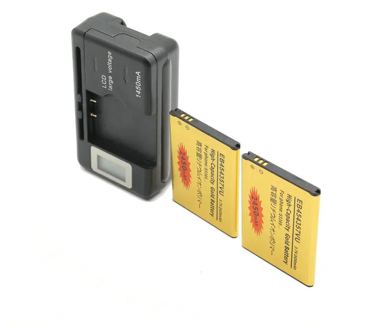 Ciszean 2x EB454357VU золото запасная батарея для Samsung Galaxy Y S5300 S5360 S5380 S5368 I509 GT 2450 мА/ч +
