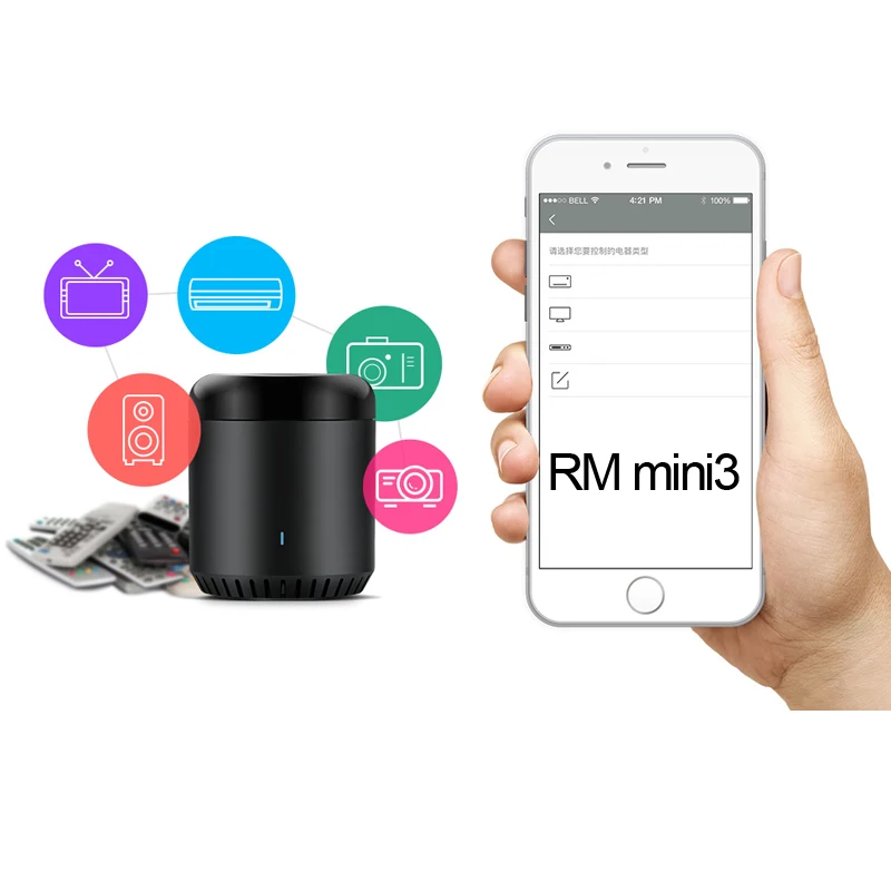 Broadlink Rm mini3 Универсальный ИК пульт дистанционного управления беспроводной умный