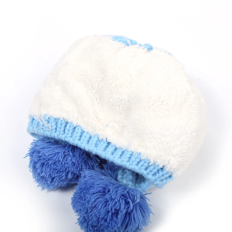 Зимние шапки для девочек Пом Hat Дети Теплую шапку детские Теплый Дизайн Мягкая