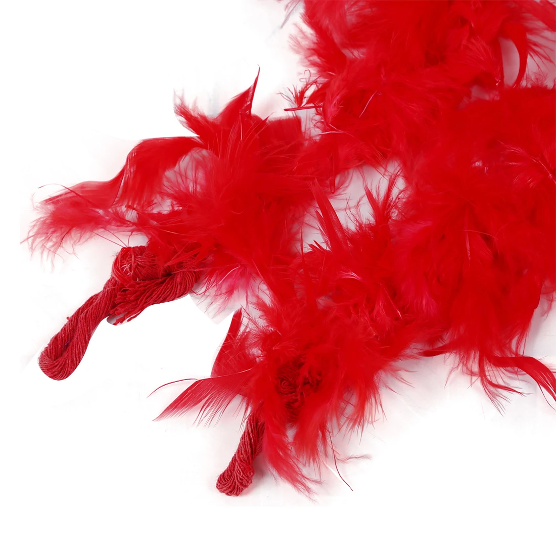 2m Feather Boas Fluffy Craft Costume Dressup Wedding Party Home Decor (Red) | Дом и сад