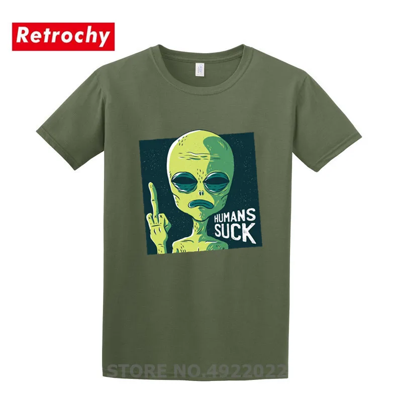 Чужой EIGHTEES Vaporwave чужой завет футболка веселый ALIEN придавая средний палец печати