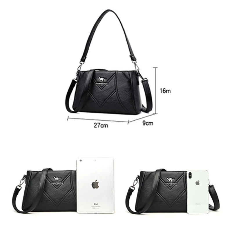 

Women's Bags Leather Small Handbag Tote Crossbody Bags for Women 2019 Vintage Ladies Shoulder Bags Female Handbags Messenger Bag