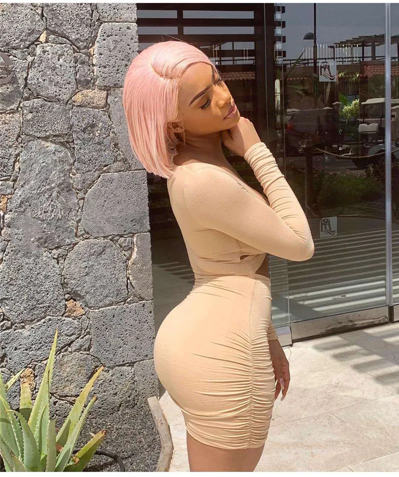 Невозьму 2 слоя Bodycon платье Для женщин новые летние Изящные изгибы вырезать конт мини платье с рюшами Белый Повседневное клуб Платья для вечеринок