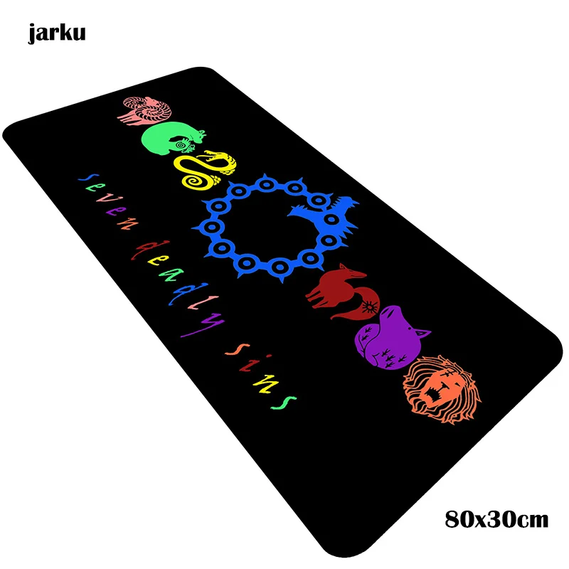 size 800x300x2mm Nanatsu no taizai коврик для мыши геймер мальчик подарок 800x300x2 мм notbook коврик для мыши игровой коврик для мыши персональный Коврик для мыши PC padmouse коврики - Цвет: size 800x300x2mm