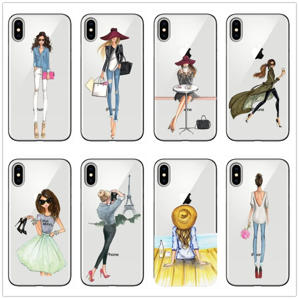 Модный Дорожный красивый дизайнерский Мягкий чехол из ТПУ для iPhone 11 11PRO MAX5 5S 6 6S 7
