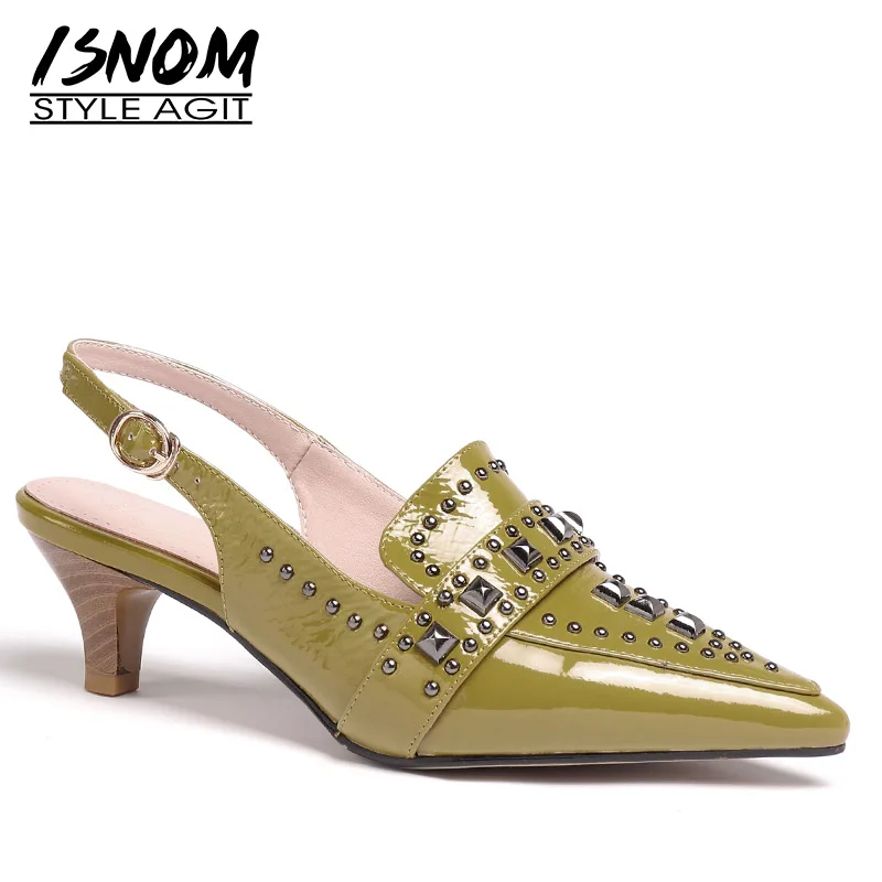 Туфли лодочки женские на среднем каблуке с острым носком|Женские туфли| |