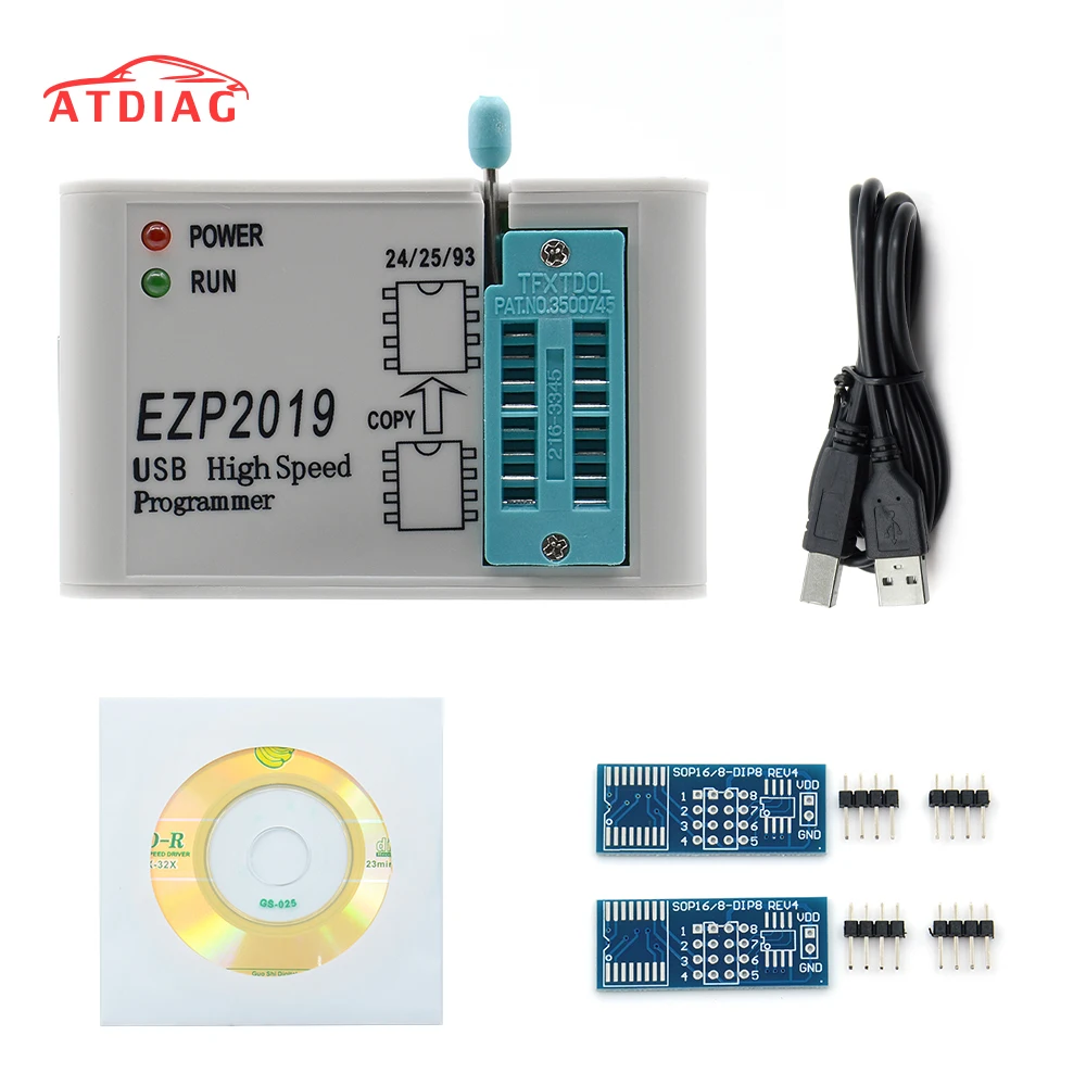 Высокоскоростной программатор ezp EZP2019 поддержка 24 25 26 93 EEPROM flash bios chip WIN7 и