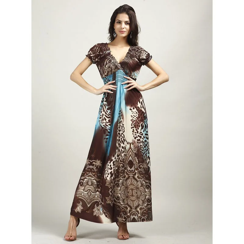 Летние платья для беременных длинное богемное платье Одежда женщин материалы