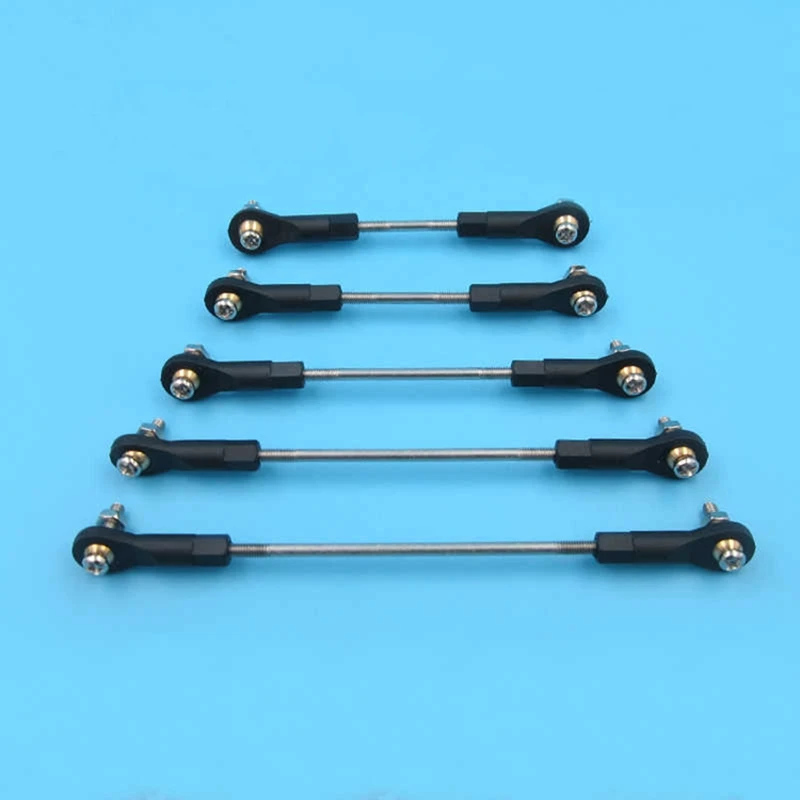 M3 Multiple Adjustable Push Rod &amp Ball Joint Linkage Set Assembly Servo Connecting Stainless Steel for RC Aircraft Boat Part | Игрушки и
