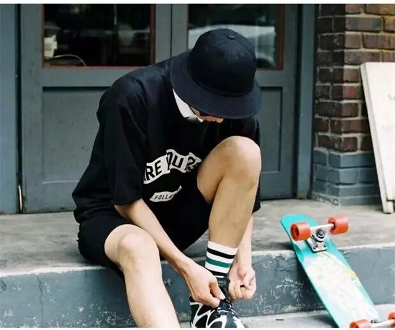 

LDSLYJR 2019 black solid dome Bucket Hat Fisherman Hat outdoor travel hat Sun Cap Hats for Men and Women 486