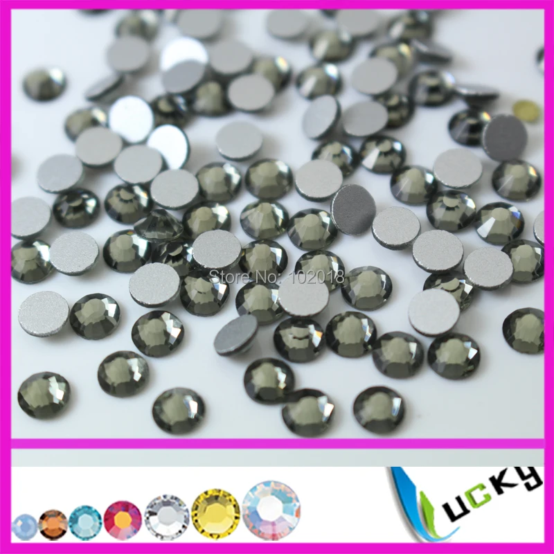 Высококачественный кристалл для ногтевого дизайна черный Алмазный цвет с