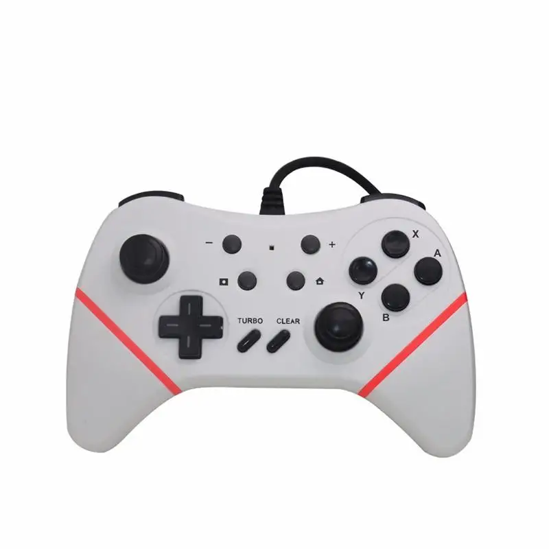 EastVita USB проводной джойстик игровой контроллер Легкий Пульт дистанционного управления для переключателя для ПК геймера Android Джойстик Геймпад - Цвет: white