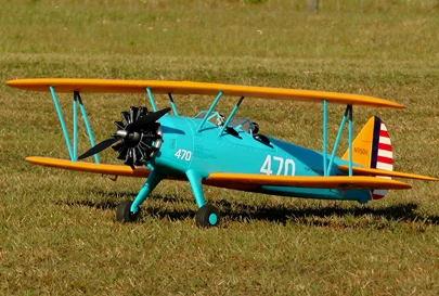 Нет Батарея радиоуправляемая модель PT 17 самолет RTF готов к полету|airplane rtf|rtf airplanerc