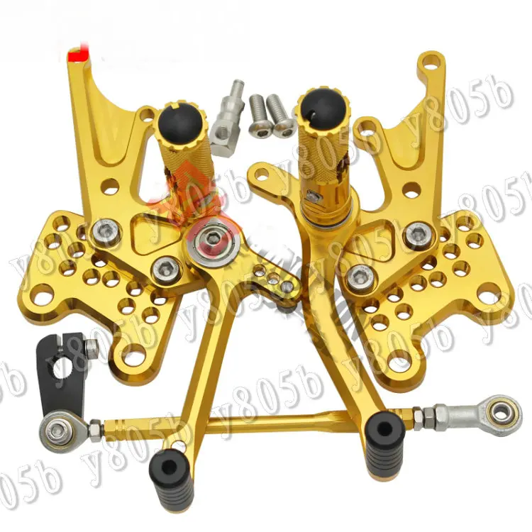 Черный CNC мотоцикл Rearset подножки для ног Набор KAWASAKI ZX-14R ZZR 1400 ZX 14R | Автомобили и