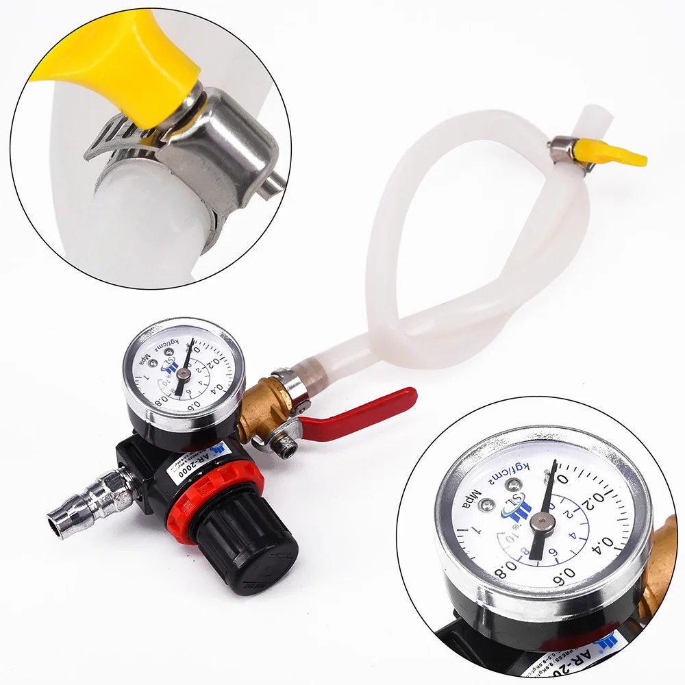 Universal Car Cooling Radiator Pressure Tester Water Tank Detector Checker Tool checker suitable for Most Cars ToolsTester | Автомобили и